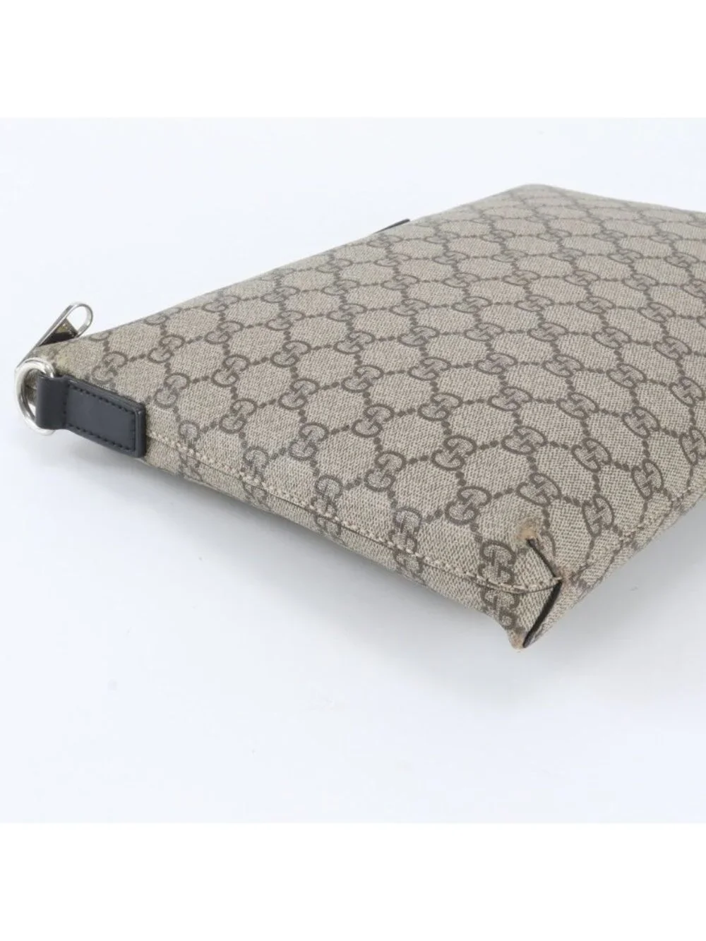 Gucci GG Supreme Leather Clutch Pouch Business